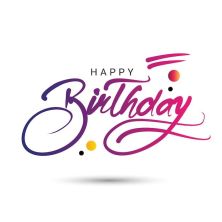 Haga click para ver la imagen ampliada happy birthday modern calligraphy.jpg